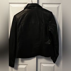 Ladies NWOT leather motorcycle jacket